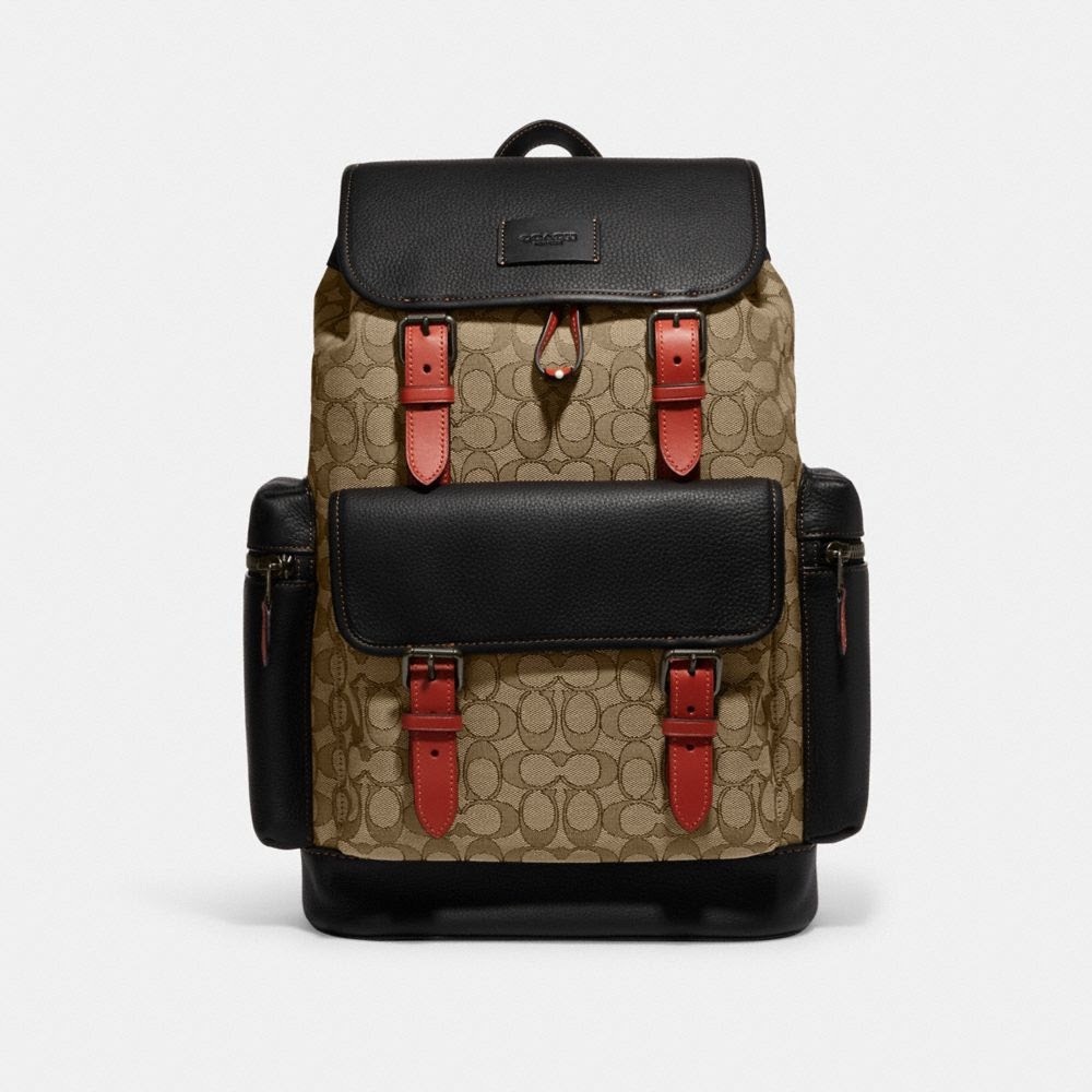 Coach Sprint Backpack In Signature Jacquard
